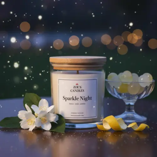 Zoe's Candles Sparkle Night candle