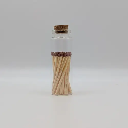 Glass Jar with Matches